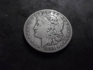 1896 S Morgan Silver Dollar