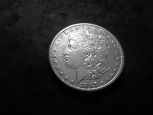 1897 S Morgan Silver Dollar