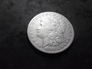 1898 S Morgan Silver Dollar