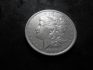 1901 Morgan Silver Dollar