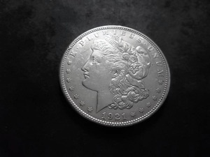 1921 D Morgan Silver Dollar
