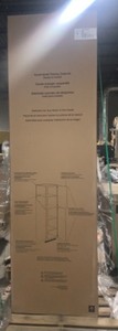 lot 2 image: HAMPTON BAY Shaker Dove Gray Stock Assembled Pantry Kitchen Cabinet (18 in. x 84 in. x 24 in.). See Pictures