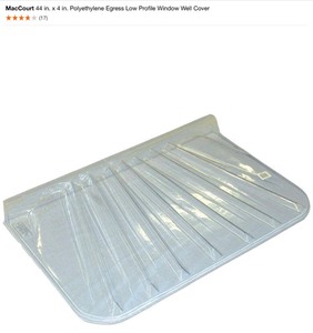 lot 46 image: Assorted Sizes MacCourt Egress Well and Window Covers. Various Conditions. See Pictures