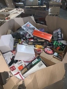lot 56 image: Gaylord Full of Home Improvement Goods, Miscellaneous Items & Tools. Various Conditions. See Pictures
