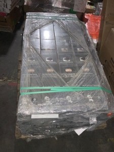 lot 62 image: 24 CASES WITH HOME LEGEND Matte Corbin Mahogany 38 in. Thick x 5 in. Wide x Varying Length Click Lock Hardwood Flooring (19.686 sq. ft.  case)