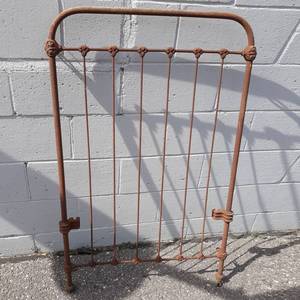 Antique Steel Crib Frame