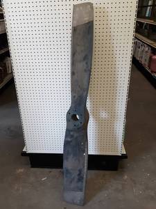 Vintage Wood Airplane Propeller - About 61 Tall