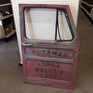 Vintage Truck Door Cutaway Lodge Balsam Lake