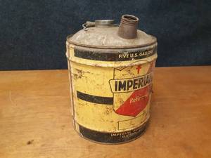 Imperial Refineries 5 Gallon Oil Can - Clayton MO