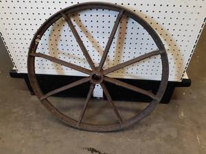 Cast Iron Wheel - 25 Diameter x 2 Wide