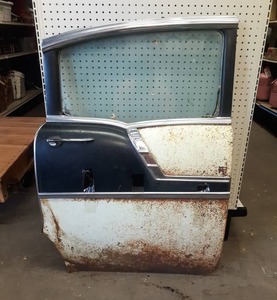 1957 Chevrolet Bel Air Passenger Side Door - Makes a Great wall Hanger
