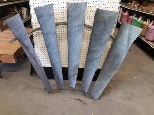 Vintage Section of Windmill Blades - Each Blade is 36