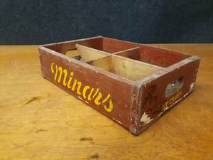 Vintage Minars Wood Bottling Crate - Bottled in St. Cloud MN