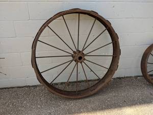 Steel Wheel with Spokes and Steel Tread