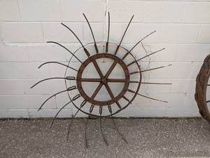 Steel Hay Wheel with Spokes