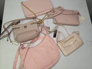 lot 156 image: Lot of (5) Pretty Pink Purses