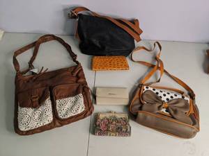 lot 102 image: Lot of (6) Purses and Wallets