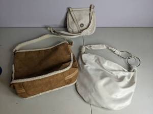 lot 57 image: Lot of (3) Purses and Handbags Creams and Neutrals 