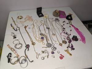 lot 299 image: Jewelry Lot - Watches, Bracelets, Necklaces Earrings
