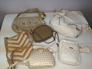 lot 269 image: Lot of (6) Small Purses Creams and Browns
