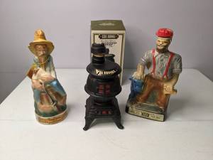 lot 429 image: Vintage Collectible Editions of Distillery Decanters