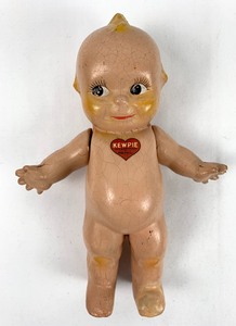 lot 15 image: Two Antique Kewpie Dolls 11 Tall and 5-34 Tall