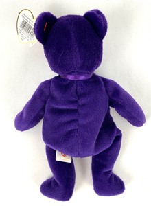 lot 40 image: Rare Princess Diana Purple Bear Beanie Baby, 1997PE PelletsChina