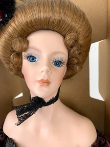 lot 75 image: World Gallery Touch of Honey Collection Porcelain Doll - Katie