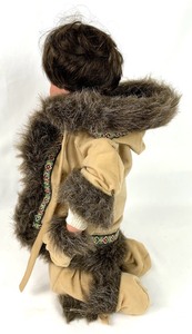 lot 78 image: World Gallery Porcelain Doll - Eskimo & Seal