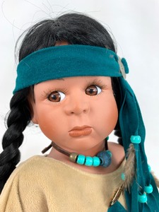 lot 85 image: World Gallery Porcelain Doll - Sage