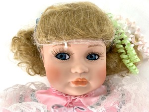 lot 95 image: Little Companion Collection Porcelain Doll - Angie