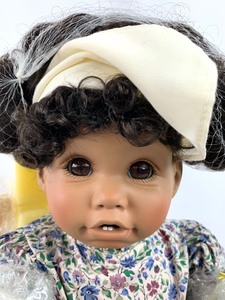lot 117 image: World Gallery Porcelain Doll - Rosie Mae by Cindy Marschner