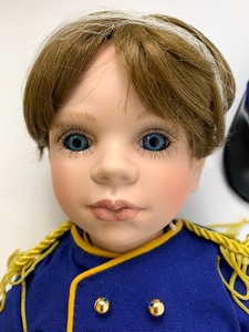 lot 120 image: World Gallery Porcelain Doll, Children of the White House Series - Tad Lincoln