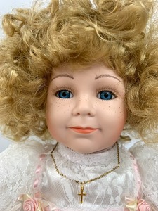 lot 151 image: Moments Treasured Porcelain Doll- Christen by William Tung