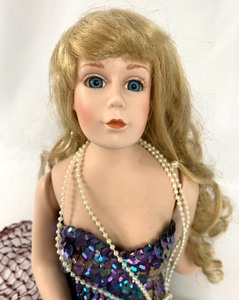 lot 176 image: William Tung Porcelain Doll - Cassandra (Mermaid)