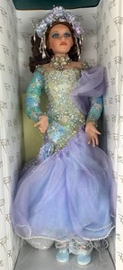 lot 183 image: Collectible Concepts Porcelain Doll - Arielle by Rustie, 28 Tall