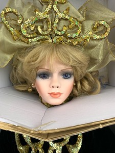 lot 190 image: Welden Museum of Fine Collectibles Porcelain Doll by Rustie - Casey, 29 Tall