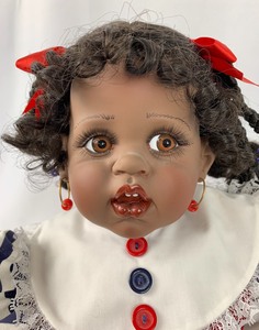 lot 208 image: Fayzah Spanos Precious Heirloom Doll - Pepper, 26 Tall