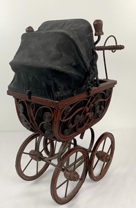 lot 214 image: Vintage Style Doll Stroller
