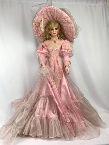 lot 189 image: Large Welden Museum of Fine Collectibles Porcelain Doll by Rustie - Christa, 42 Tall