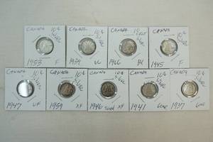 lot 2 image: Canadian Dimes