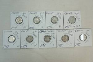 lot 3 image: Canadian Dimes