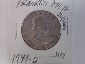 lot 27 image: Franklin half dollar
