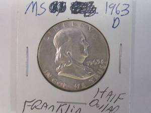 lot 30 image: Franklin half dollar