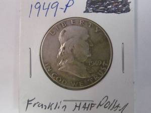 lot 33 image: Franklin half dollar