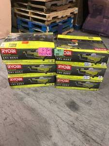 lot 29 image: lot of 6 0.75 HP 7 in. 4.8 Amp Tabletop Tile Saws Customer returns see ALL PICTURES