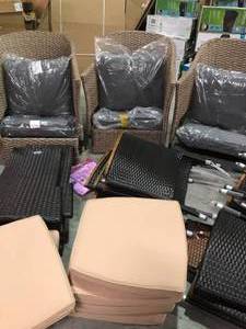 lot 31 image: LOt of assorted  StyleWell Kendall Patio Outdoor Patio Furniture some missing pieces review pictures