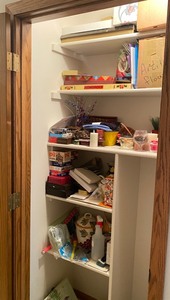 lot G136 image: Hall Closet Contents