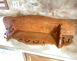 lot M514 image: Custom Hanging Wood Shelf