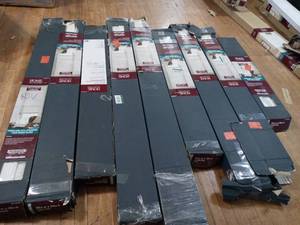 lot 6 image: mixed lot of cordless 2 12in premium faux wood blind - see pictures
